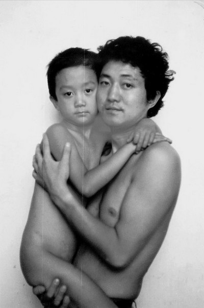 Cha con Tian Li vào năm 1993
