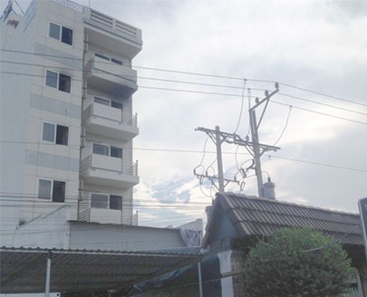 Cháy nhà nghỉ, 13 người bị thương - 1 Địa điểm nơi xảy ra vụ cháy