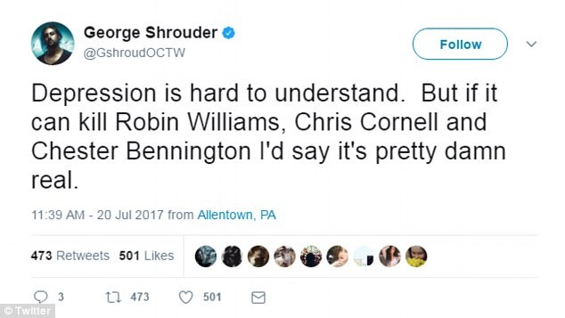Sao và fan “rúng động” vì sự ra đi của Chester Bennington - 6 Sao và fan “rúng động” vì sự ra đi của Chester Bennington - 6