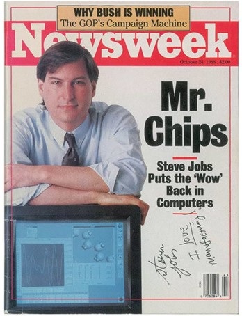 Cuốn tạp chí có chữ ký Steve Jobs được bán với giá... hơn 1,15 tỷ đồng - 1 Cuốn tạp chí có bút tích và chữ ký của Steve Jobs được mang ra bán đấu giá