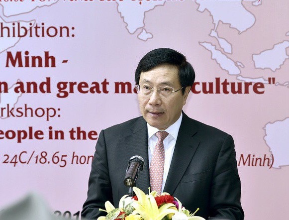 Kỷ niệm 30 năm UNESCO ra nghị quyết tôn vinh Chủ tịch Hồ Chí Minh - 3 Phó Thủ tướng Phạm Bình Minh phát biểu tại Lễ kỷ niệm 30 năm UNESCO ra Nghị quyết tôn vinh Chủ tịch Hồ Chí Minh