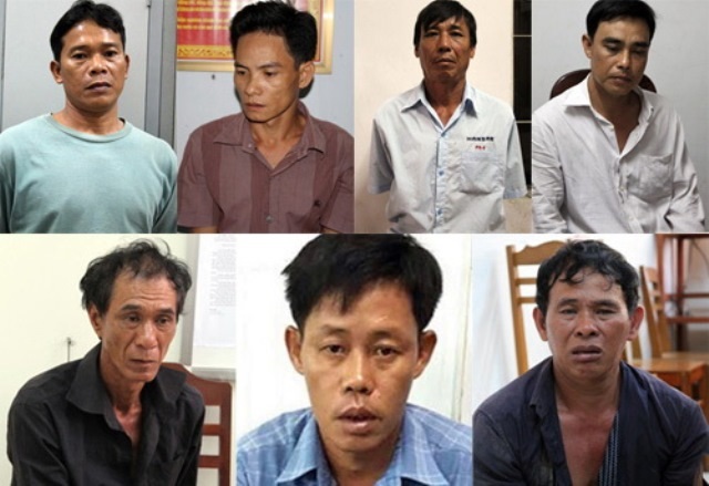 Đang xét xử băng trộm vàng rúng động ở miền Tây - 2 7 đối tượng trộm vàng tại thời điểm bị bắt