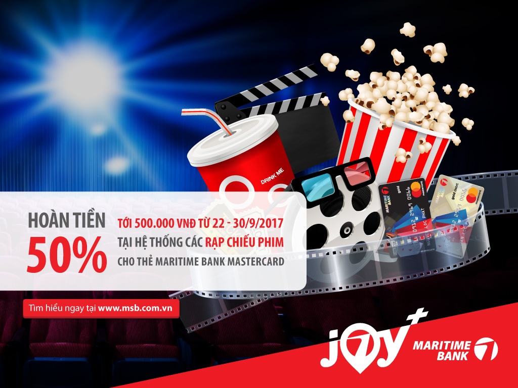Thỏa thích xem phim bom tấn với ưu đãi hoàn tiền 50% - 1 Thỏa thích xem phim bom tấn với ưu đãi hoàn tiền 50% - 1