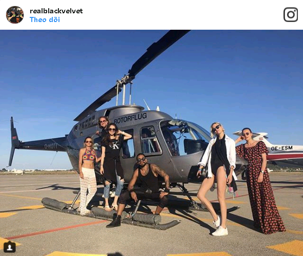 Máy bay trực thăng cũng được sử dụng rất phổ biển cho các chuyến thưởng ngoạn của hội con nhà giàu.