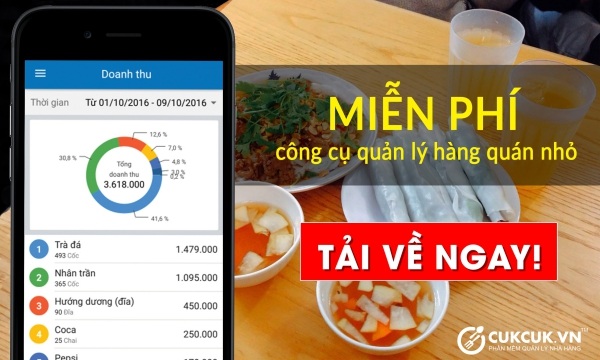 Quản lý nhà hàng, quán cà phê từ xa bằng phần mềm đang là xu thế - 2
Phần mềm quản lý nhà hàng, quán cafe CUKCUK.VN vinh dự đón nhận danh hiệu Sao Khuê 2017