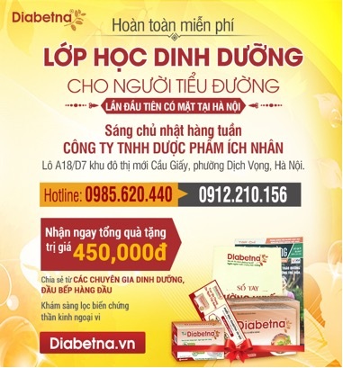 Lần đầu tiên có lớp học dinh dưỡng miễn phí dành riêng cho người tiểu đường - 5 Lần đầu tiên có lớp học dinh dưỡng miễn phí dành riêng cho người tiểu đường - 5
