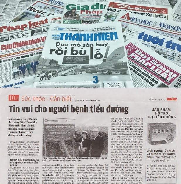 Giải mã sản phẩm dành cho người tiểu đường được tin dùng nhất - 1
Tin về sản phẩm chiết xuất từ Dây thìa canh chuẩn hóa của Công ty TNHH Nam Dược - Sản phẩm hỗ trợ điều trị tiểu đường số 1 Việt Nam
