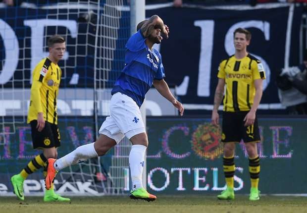 Darmstadt xuất sắc giành chiến thắng trước Dortmund
