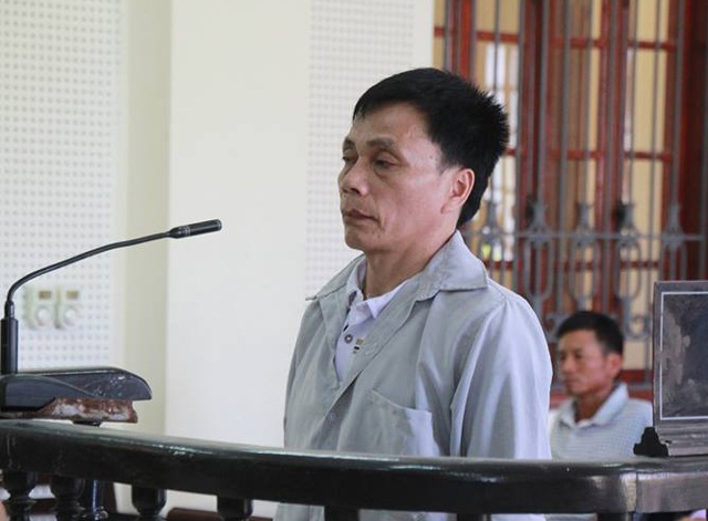 Bị cáo Phạm Văn Điều tại phiên tòa