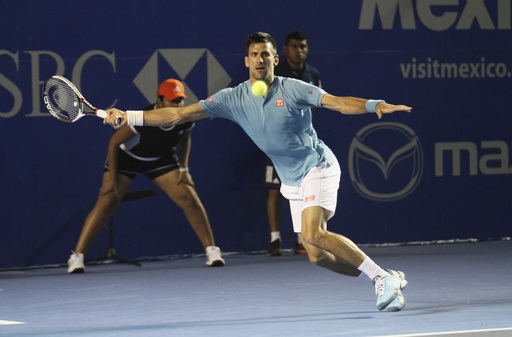 Mexican Open: Nadal thắng nhàn, Djokovic ngược dòng hạ Del Potro - 2
Djokovic mướt mồ hôi mới có chiến thắng trước Del Potro