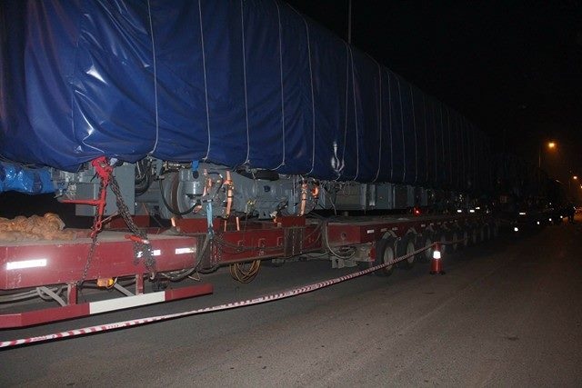 Hình ảnh đoàn tàu đầu tiên của đường sắt trên cao tại Hà Nội - 4 Hình ảnh đoàn tàu đầu tiên của đường sắt trên cao tại Hà Nội - 4