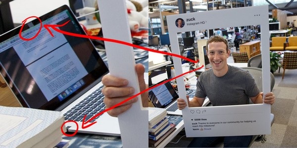 Tổng thống Mỹ mới đắc cử Donald Trump: “Không có máy tính nào an toàn” - 2 Hình ảnh CEO Mark Zuckerberg của Facebook chia sẻ trên trang cá nhân cho thấy webcam và microphone trên laptop đã được dán kín bằng băng keo