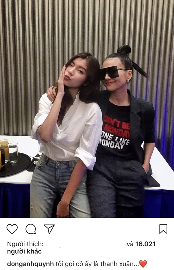 Thực hư chuyện tình đồng giới giữa siêu mẫu Thanh Hằng với Á quân The Face - 4 Thậm chí Đồng Ánh Quỳnh còn cho rằng, Thanh Hằng là cả tuổi thanh xuân của mình.