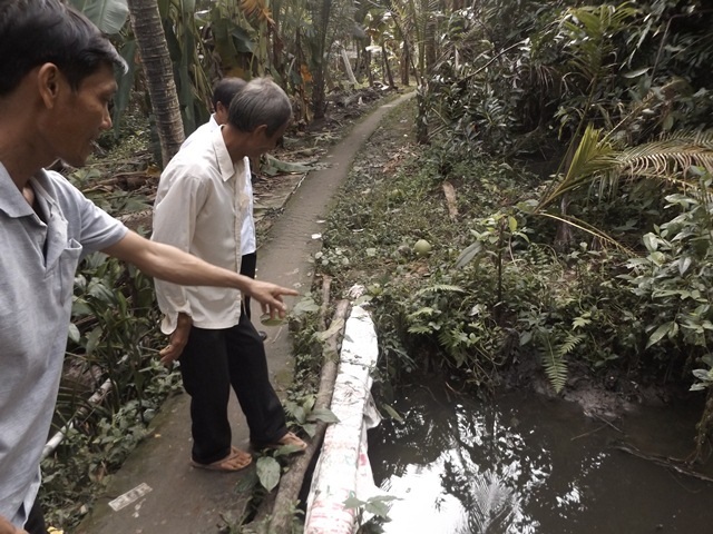 Bà chủ trang trại bị giết, giấu xác trong bụi rậm - 1 Địa điểm mọi người tìm thấy xác bà Mai