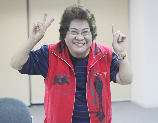 Những nữ nghệ sĩ Việt lẻ bóng tuổi xế chiều - 5 Dù không lập gia đình và phải đối diện với nhiều căn bệnh nhưng nữ nghệ sĩ luôn lạc quan. Ảnh: K.T.