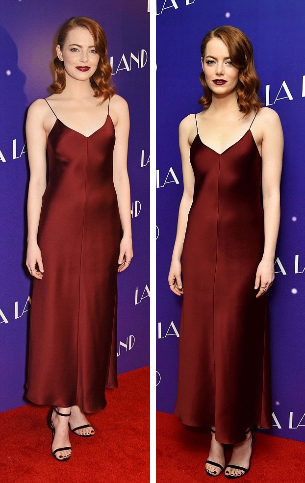 Cặp sao của "La La land" đẹp đôi trên thảm đỏ - 1
Emma Stone lựa chọn phong cách thời trang cổ điển khi tham dự buổi ra mắt bộ phim La La Land ở London, Anh.