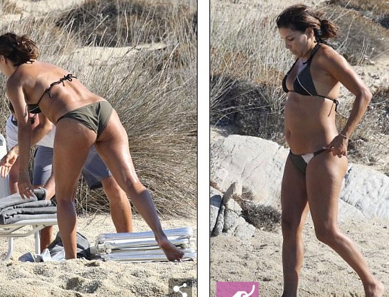 Eva Longoria lộ bụng tròn vo trên biển - 4
Eva Longoria nói, mỗi khi mùa hè đến, cô đi nghỉ mát nhiều và thường ăn uống ngon miệng gây tăng cân