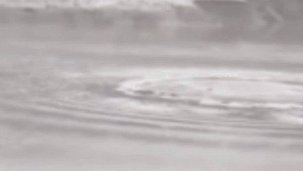 Trung Quốc phát hiện sinh vật lạ như "quái vật hồ Loch Ness" - 1 Hình ảnh cắt từ đoạn video cho thấy, đầu sinh vật lạ nhô lên khỏi mặt nước