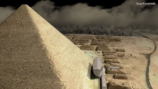 Dự án có tên ScanPyramids sử dụng kỹ thuật ghi nhiệt bằng tia hồng ngoại nhằm khảo sát cấu trúc bên trong các kim tự tháp