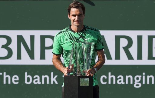 
Lần thứ năm vô địch Indian Wells của Federer
