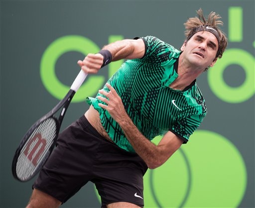 
Federer đang hướng tới danh hiệu thứ ba trong năm nay sau khi vô địch Australian Open và Indian Wells
