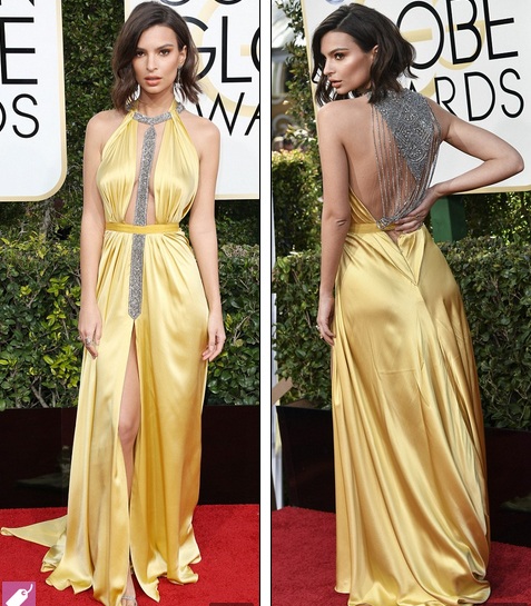 
Không thể thấy vóc dáng đẹp của Emily Ratajkowski trong bộ váy lùng nhùng này
