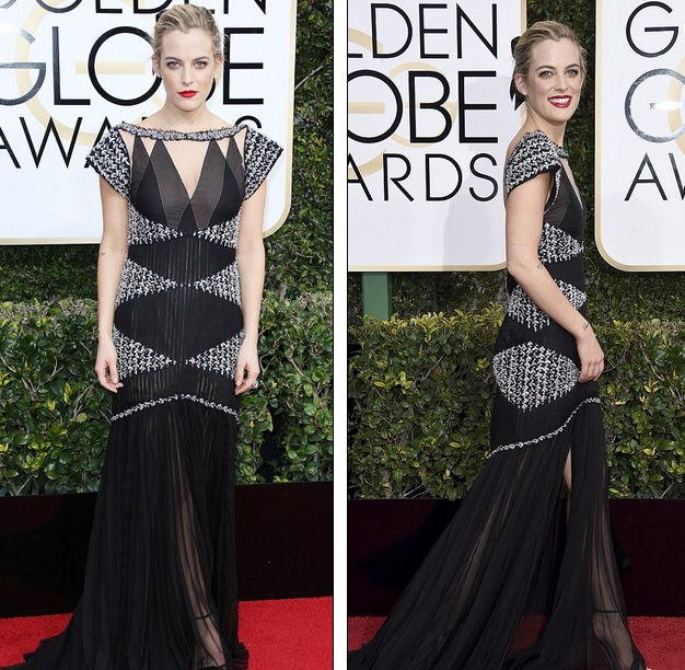 
Riley Keough diện bộ váy zic zac quá khó hiểu
