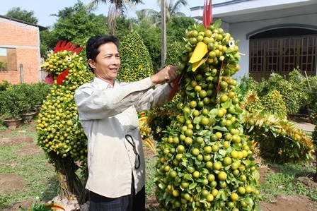 Những linh vật ngày Tết được làm bằng cây kiểng “siêu độc” - 2 Những linh vật ngày Tết được làm bằng cây kiểng “siêu độc” - 2