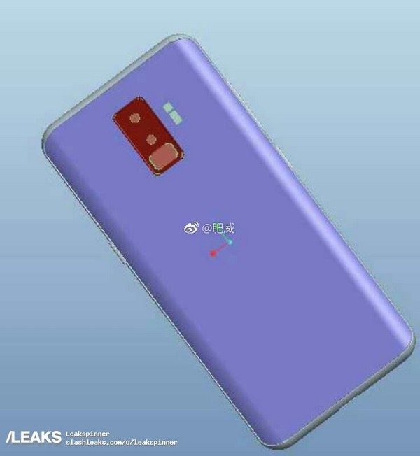 Galaxy S9 sẽ khắc phục “nhược điểm khó chịu” trên Galaxy S8 - 1 Hình ảnh bản dựng được cho là của Galaxy S9, với cách bố trí cảm biến vân tay ở phía dưới giúp sử dụng thuận tiện hơn
