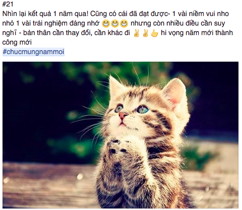 Rộn ràng lời cầu chúc trước thềm năm mới của cư dân mạng - 1 Rộn ràng lời cầu chúc trước thềm năm mới của cư dân mạng - 1