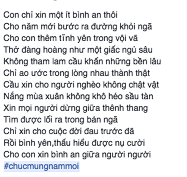 Rộn ràng lời cầu chúc trước thềm năm mới của cư dân mạng - 5 Rộn ràng lời cầu chúc trước thềm năm mới của cư dân mạng - 5