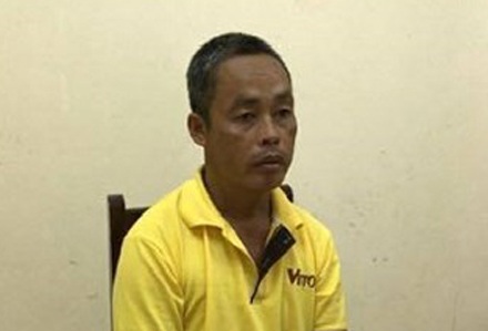 Hà Nội: Mâu thuẫn nơi đánh cá, chủ trang trại ra tay giết người - 1 Nguyễn Văn Luyên bị bắt giữ tại cơ quan điều tra. (Ảnh, báo ANTĐ).