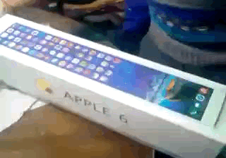 Thư giãn đầu tuần với những hình ảnh động hài hước - 13 Apple 6 theo đúng nghĩa đen