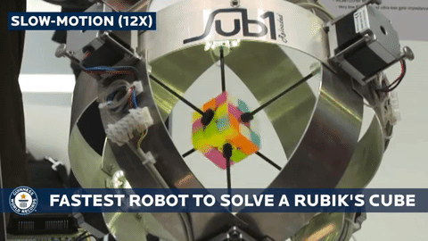 Kinh ngạc với robot giành kỷ lục xếp Rubik trong 0,637 giây đồng hồ - 2 Kinh ngạc với robot giành kỷ lục xếp Rubik trong 0,637 giây đồng hồ - 2