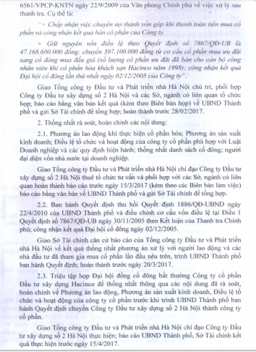 Hệ luỵ khôn lường nếu chọn phương án cổ phần hoá tại HACINCO phạm luật? - 2 Hệ luỵ khôn lường nếu chọn phương án cổ phần hoá tại HACINCO phạm luật? - 2