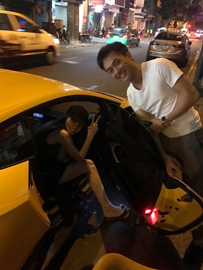 Sao Việt hậu ly hôn: Người còn nghĩa, người "ném đá" nhau - 1 Hình ảnh Cường Đô La lái siêu xe chở vợ cũ đi ăn khuya gây sốt trên mạng.