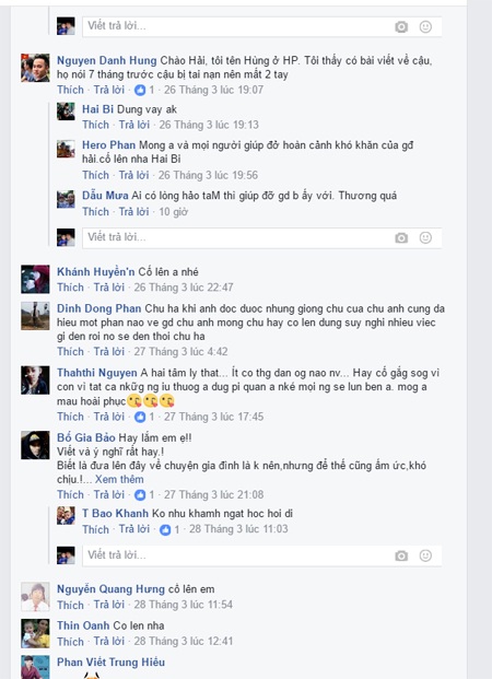 Cộng đồng mạng mong vợ Hải suy nghĩ, sớm quay về với chồng và con trai thơ bé.