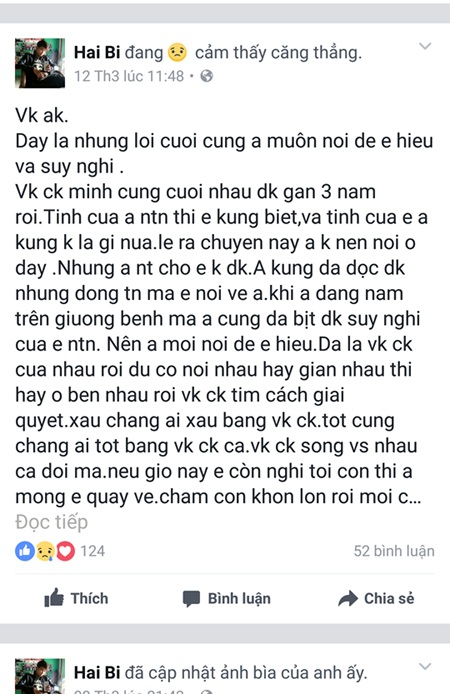 "Vợ ơi, anh mong em quay về" - 3