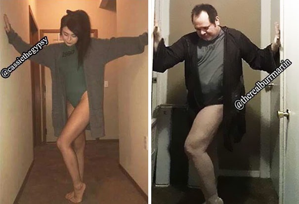 Ông bố bất ngờ “siêu hot” trên mạng xã hội vì bắt chước con gái - 12 Ông bố bất ngờ “siêu hot” trên mạng xã hội vì bắt chước con gái - 12