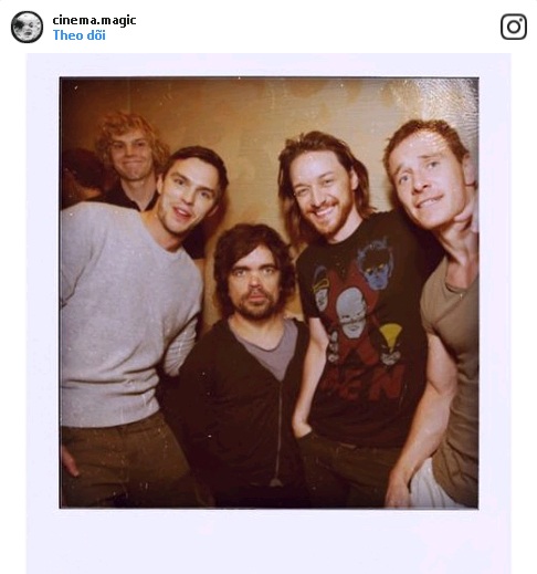 Bức hình selfie cực hiếm của dàn dị nhân trong bộ phim “X-Men: Ngày cũ của tương lai”.