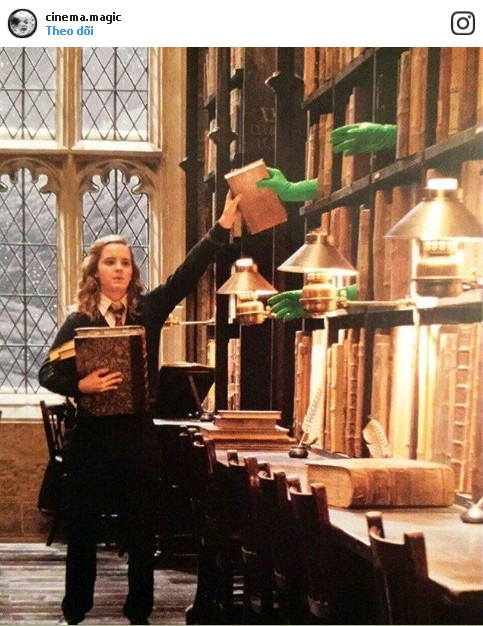 Đây là cách mà những cuốn sách trong seri phim Harry Potter có thể bay lượn.