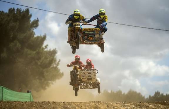 Cuộc tranh tài khốc liệt ở giải đua xe ba bánh diễn ra tại Pháp hồi tháng 7.