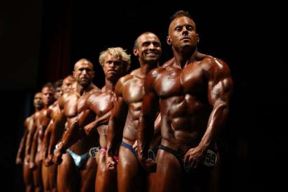 Hình ảnh các VĐV tranh tài ở giải thể hình Victorian Bodybuilding diễn ra tại Australia