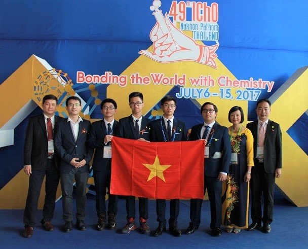 Việt Nam đoạt 3 Huy chương vàng Olympic Hoá học quốc tế năm 2017 - 1 Việt Nam đoạt 3 Huy chương vàng Olympic Hoá học quốc tế năm 2017 - 1