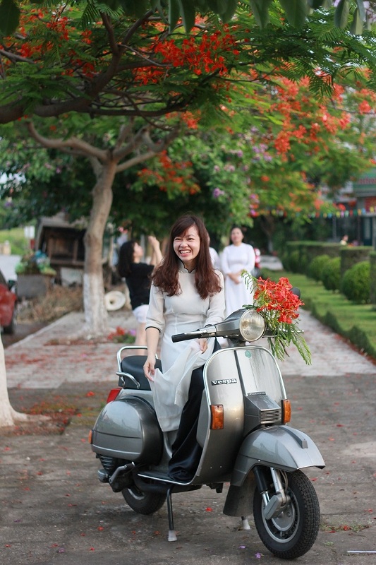 Hàng nghìn cây phượng "xơ xác" ngay trước Lễ hội Hoa phượng đỏ - 4
Con đường hoa phượng những năm trước cứ vào hè lại là điểm đến của nhiều du khách và các bạn trẻ (ảnh chụp tháng 5/2016)