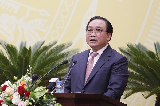 Hà Nội xây dựng đề án chính quyền đô thị - 1 Ông Hoàng Trung Hải - Bí thư Thành ủy Hà Nội phát biểu tại phiên khai mạc HĐND