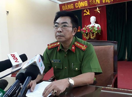 Bộ Công an thông tin chi tiết vụ hai tử tù khoét tường vượt ngục - 1
Đại tá Phạm Trọng Điềm, Phó Cục trưởng C47 thông tin chi tiết về vụ hai tử tù khoét tường vượt ngục.