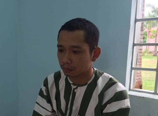 Kỹ sư cướp ngân hàng để lấy tiền trả nợ - 2 Bị can Lê Lâm Hưng tại trại tạm giam (ảnh công an cung cấp)