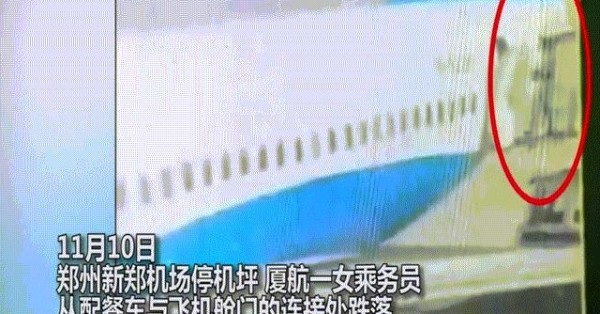 Đang làm việc, nữ tiếp viên hàng không ngã khỏi cửa máy bay - 1