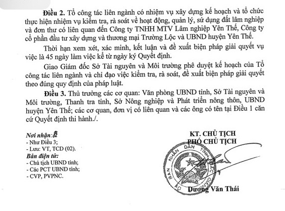 Bắc Giang: Quyết liệt chặn đứng nạn rừng “chảy máu”, đất rừng vào sổ đỏ “nhà quan”! - 4
Thanh tra toàn diện việc quản lý, sử dụng đất rừng tại huyện Yên Thế.